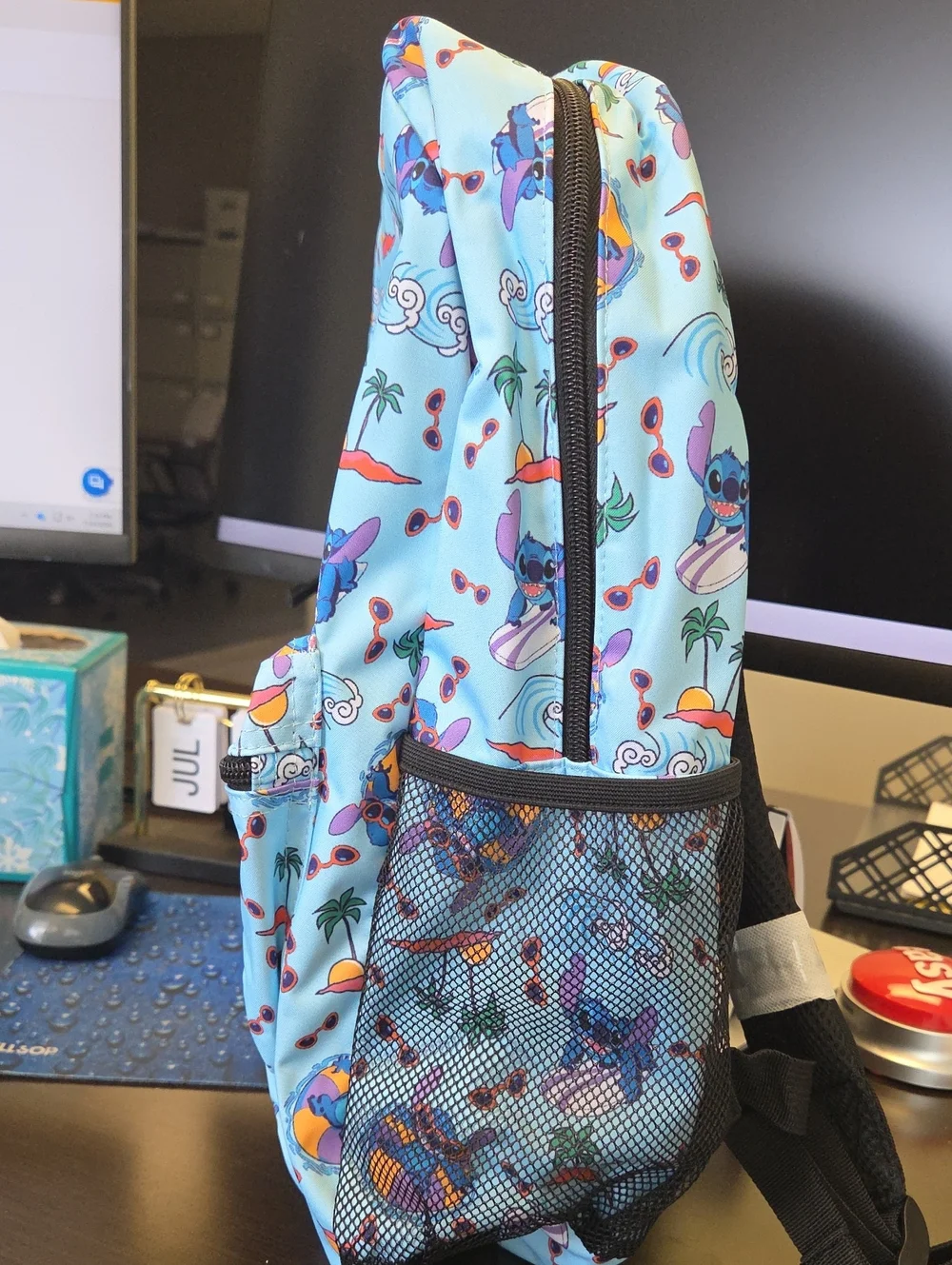 Disney's Stitch Backpack and lunch bag set--NWT-- Stitch character all over